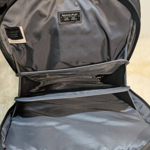 BRIGGS & RILEY 07-BB107 VERTICAL BLACK NYLON LAPTOP BRIEFCASE BAG Travel - Picture 15 of 16